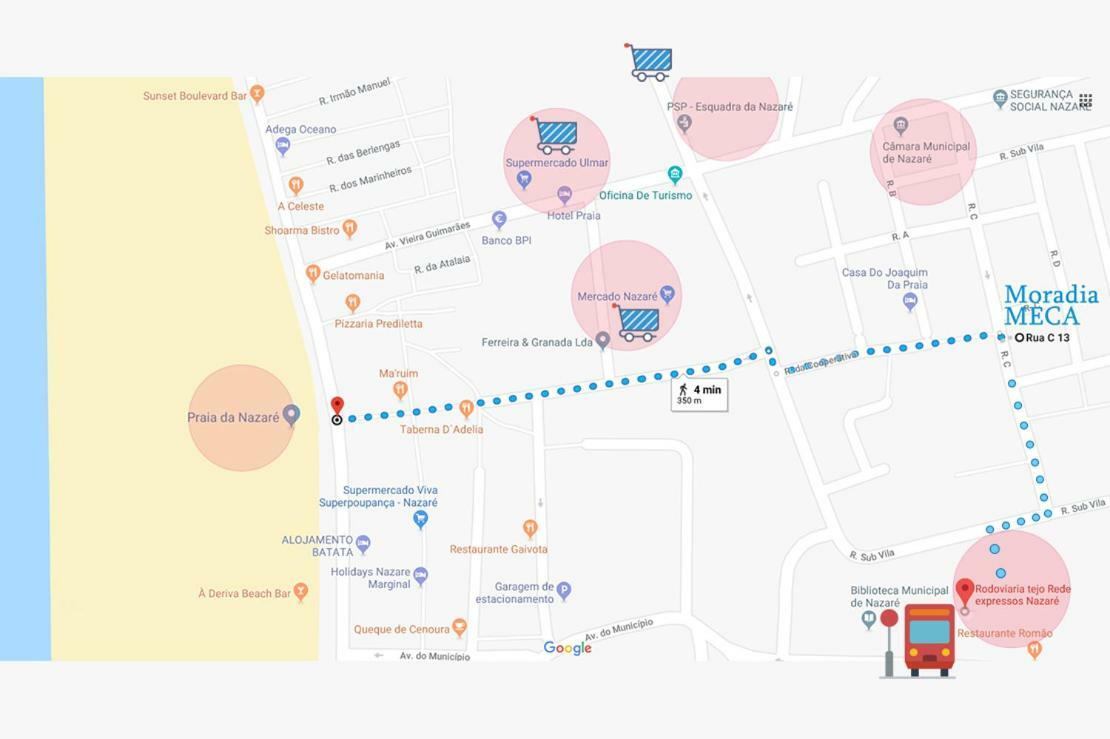 Moradia Meca - Casas Para Ferias Nazaré Exterior foto